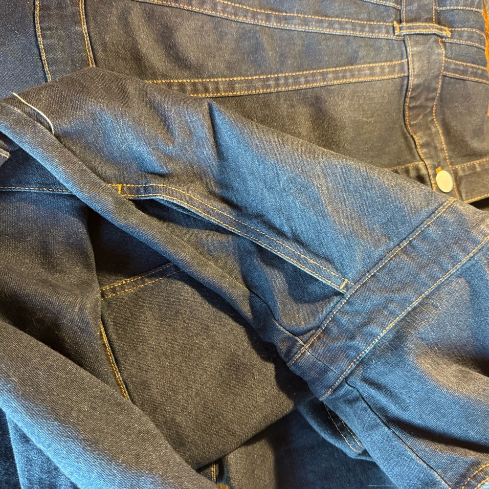 Eloquii Blue Denim Midi Dress - Picture 7 of 8